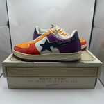Vintage A Bathing Ape Bape Sta  Foot Soldier Orange / White (USED) - Size 10.5 - Image 1