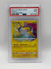 2020 Pokémon Vivid Voltage Raikou Amazing Rare 050/185 PSA 9 MINT