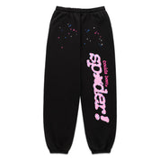 Sp5der x Druski Coulda Been Heart Punk V2 Sweatpant Owl Black
