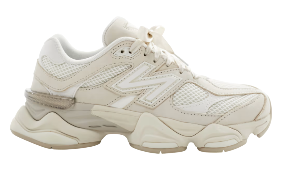 New Balance 9060 Beige Ribbon Laces