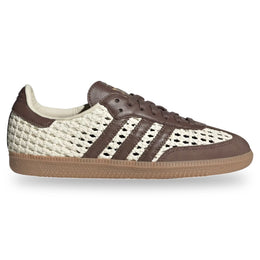 Adidas Samba OG Basketweave Cream White Earth Strata (Women's)