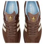 Adidas Samba OG Dark Brown Cream Blue Pony Hair (Women's) - Image 5