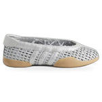 adidas-taekwondo-mei-ballet-basketweave-silver-gum-womens - Image 1