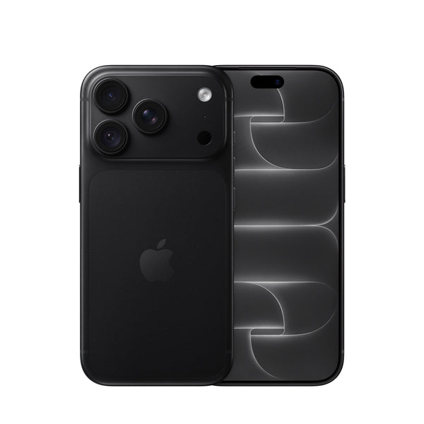 Apple iPhone 18 Pro in Black, front and back