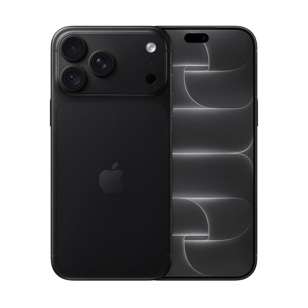 Apple iPhone 18 Pro Max in Black, front and back