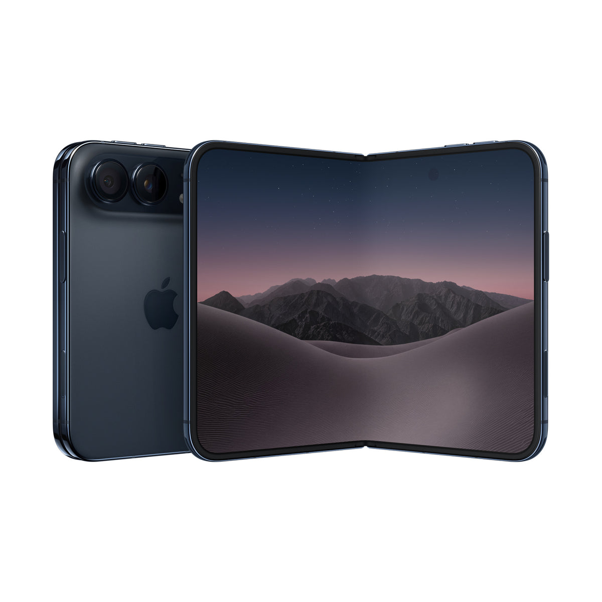 Apple iPhone Duo in Night Sky, front and back