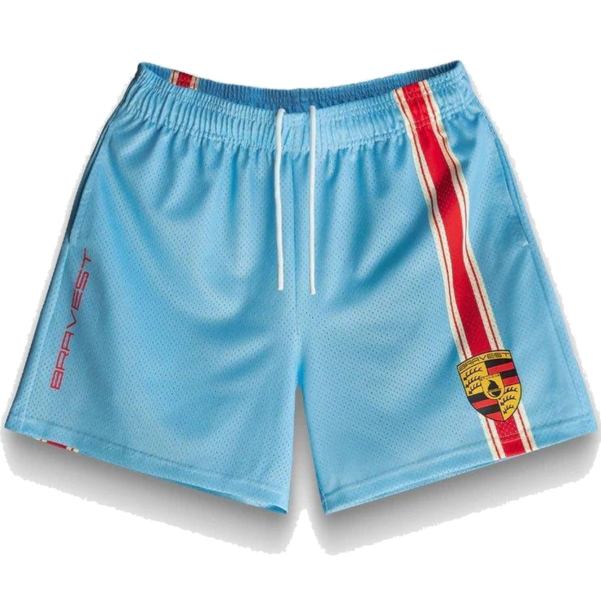 Bravest Studios Blue Racing Shorts - Supra Sneakers
