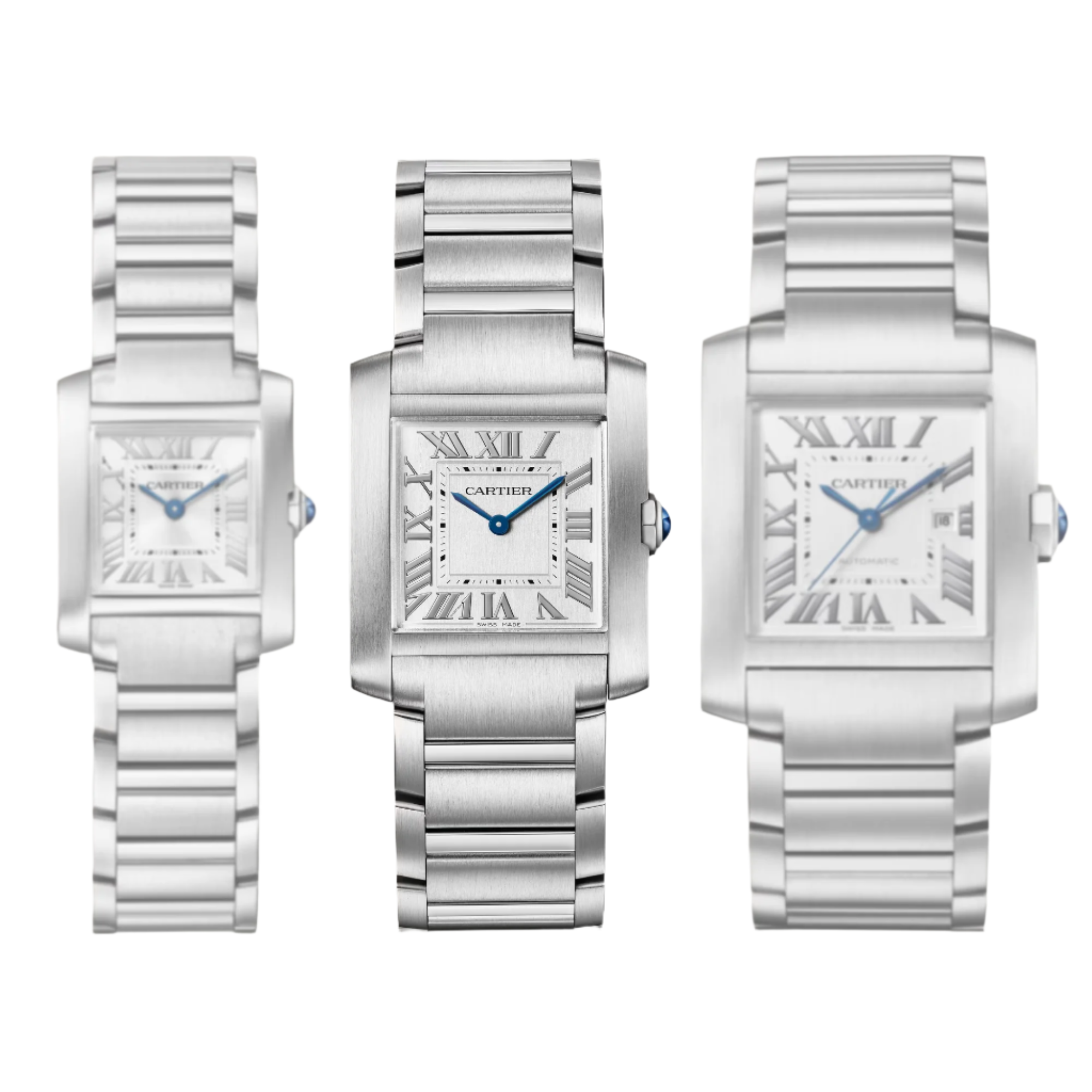 Cartier Tank Française Watch, Medium Model, Quartz Movement, Steel