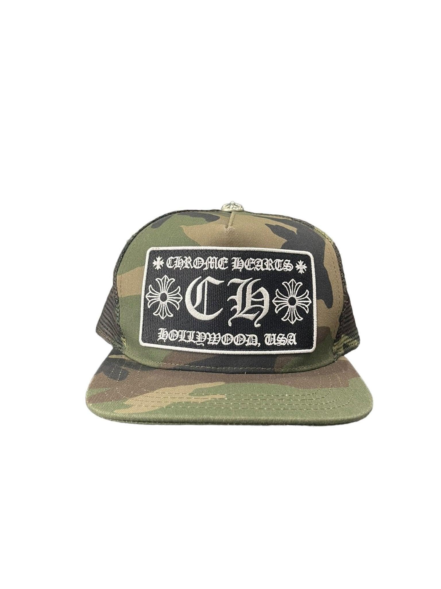 Chrome Hearts CH Hollywood Trucker Hat Camo - Supra Sneakers