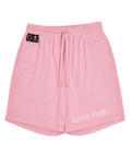 Chrome Hearts Love You Mesh Varsity Shorts Pink