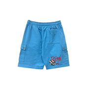 Chrome Hearts Matty Boy Brain New Shorts Blue - Supra Sneakers