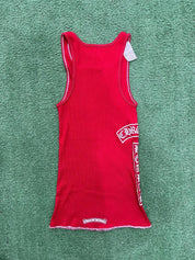 Chrome Hearts Scroll Rib Tank Top Red - Supra Sneakers