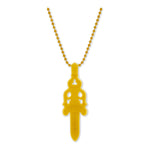 Chrome Hearts Silichrome Dagger Necklace Yellow - Supra Sneakers - Image 1