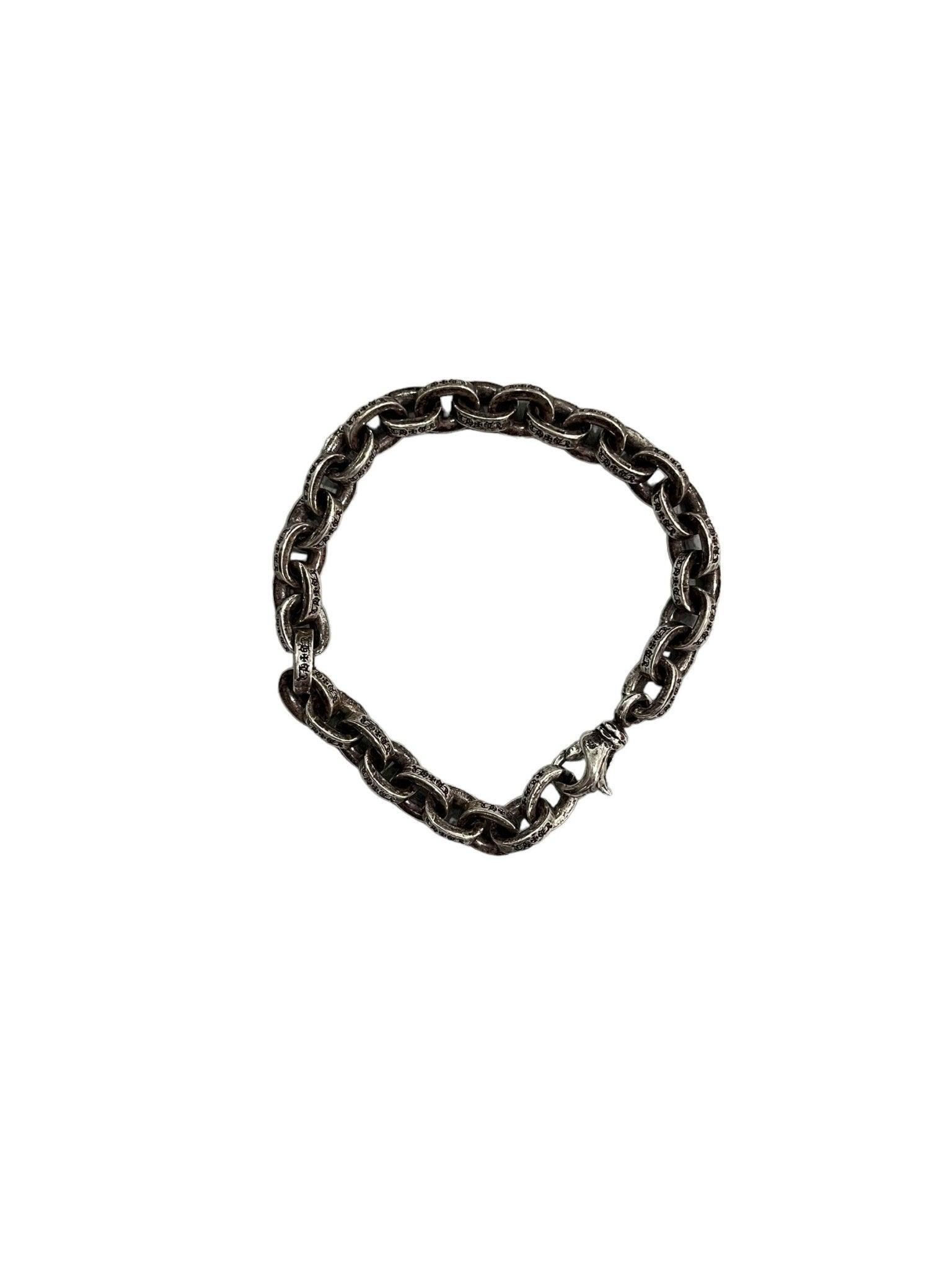 Chrome Hearts Silver Paper Chain Bracelet (8 Inches) - Supra Sneakers