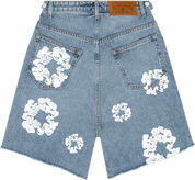 Denim Tears The Cotton Wreath Jean Short Light Wash - Supra Sneakers