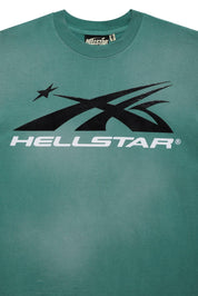 Hellstar Sports Logo T-Shirt Green - Supra Sneakers