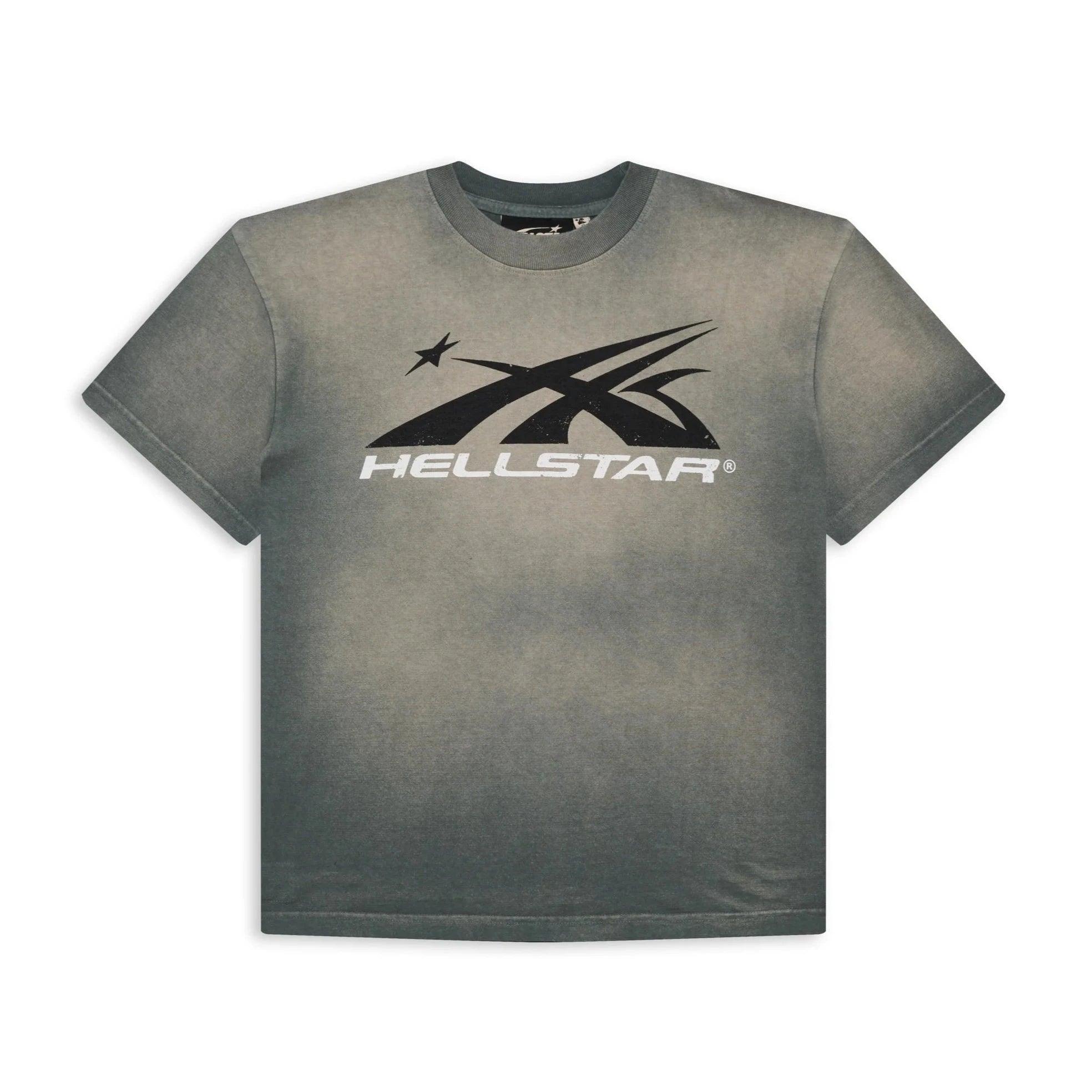 Hellstar Sports Logo T-Shirt Grey - Supra Sneakers