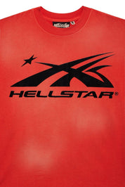 Hellstar Sports Logo T-Shirt Red - Supra Sneakers