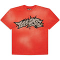 Hellstar Sports Red Crack Print T-Shirt