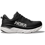 Hoka One One Bondi 7 Black White — side profile - Image 1