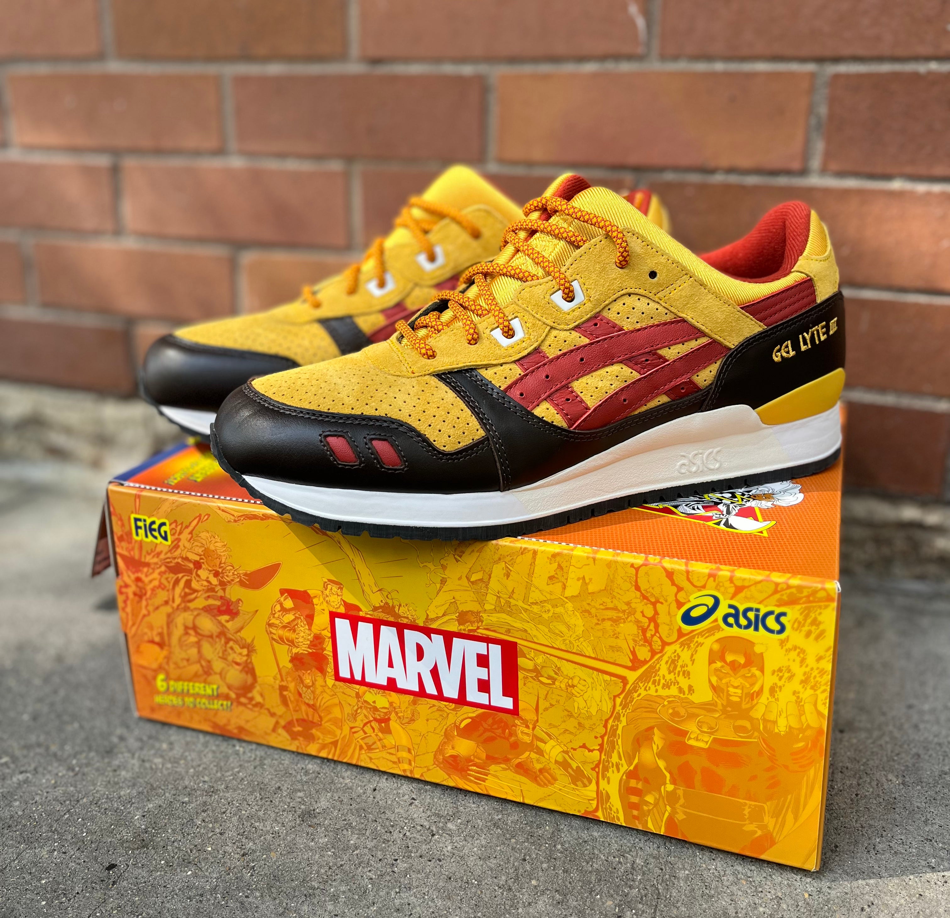 ASICS Gel-Lyte III '07 Remastered Kith Marvel X-Men Wolverine 1980 Opened Box (Silver Trading Card Included), Sneaker - Supra Sneakers