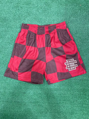 Eric Emanuel EE Basic Plaid Short Red / Chocolate, Shorts - Supra Sneakers