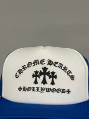 Chrome Hearts King Taco Cross Trucker Hat Blue, Hat - Supra Sneakers