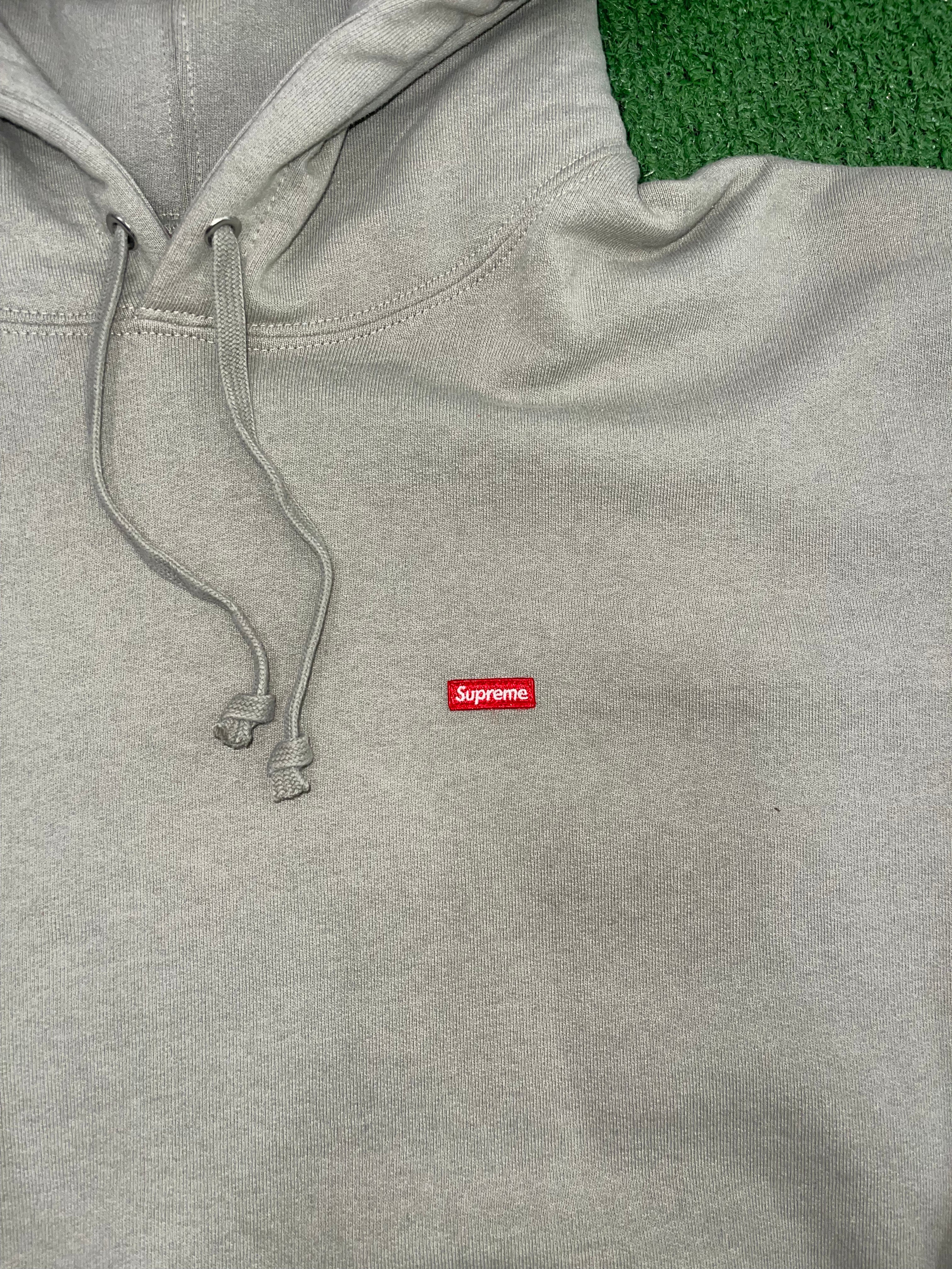 Supreme Small Box Hooded Sweatshirt Olive, Sweatshirt - Supra Sneakers