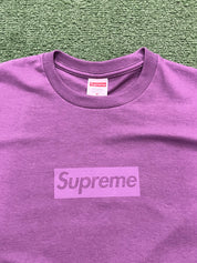 Supreme Tonal Box Logo Tee Dusty Purple, T-Shirt - Supra Sneakers