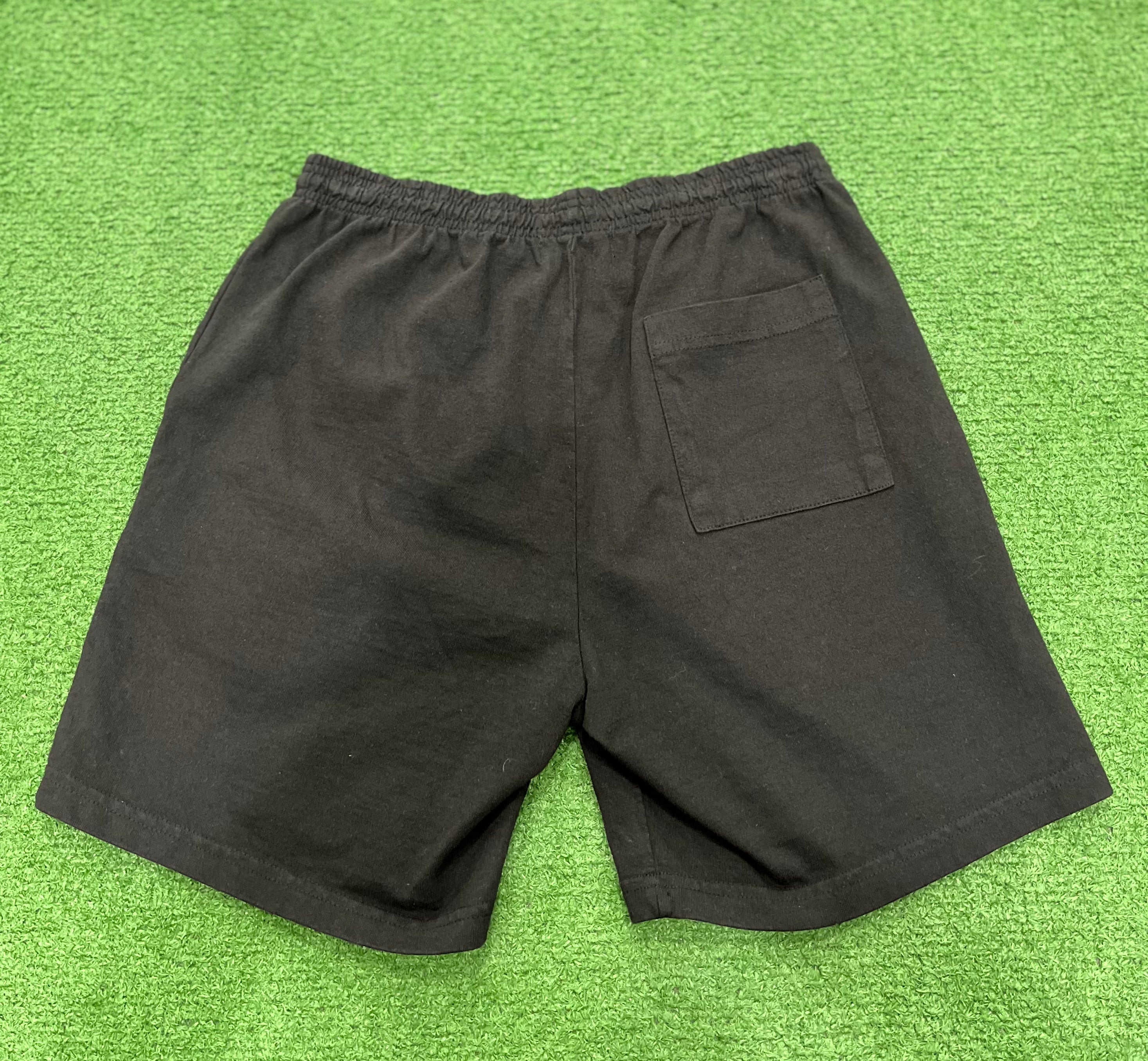 Psychworld Black Canvas Shorts Lime Green Logo, Shorts - Supra Sneakers