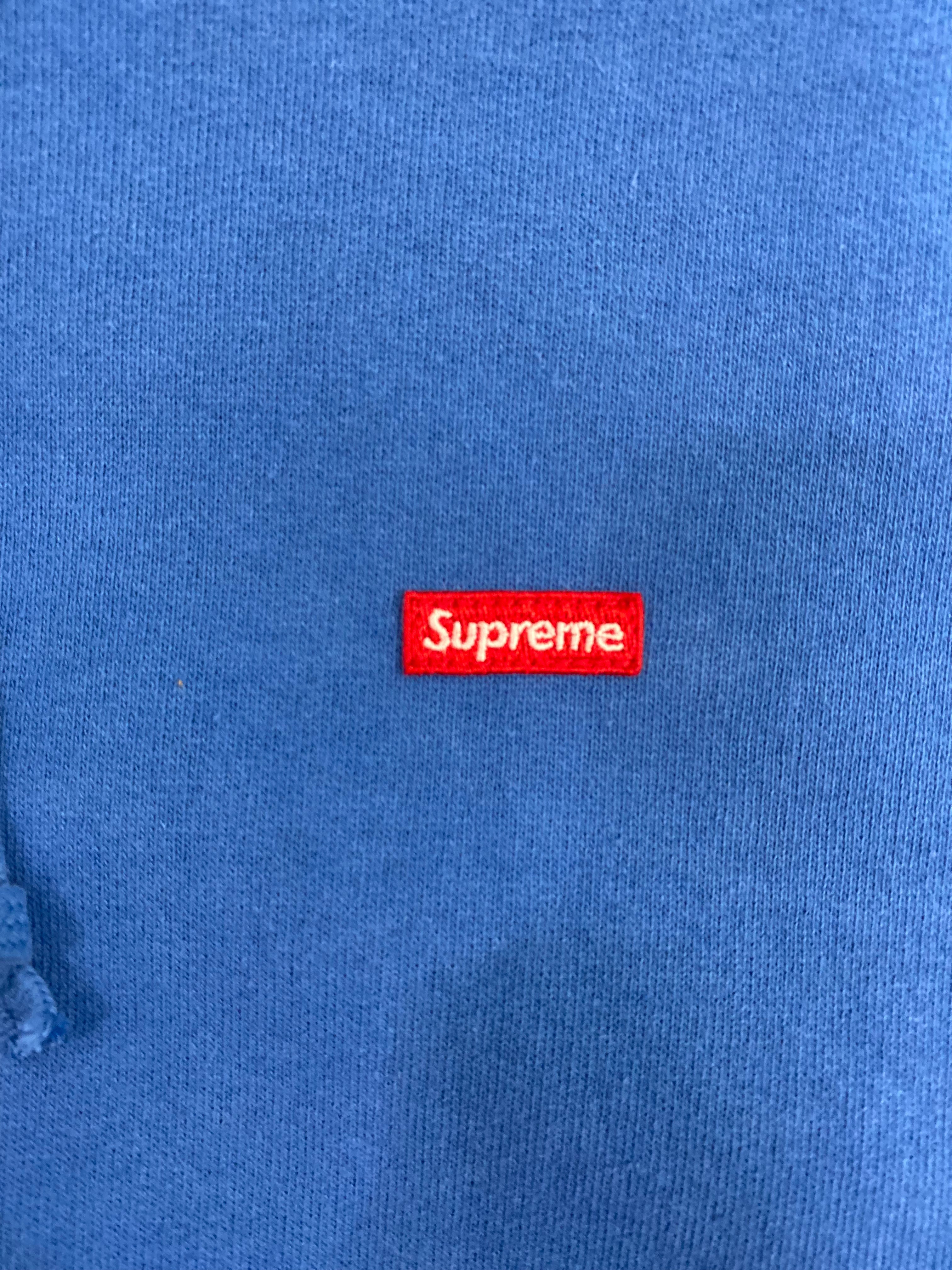 Supreme Small Box Hooded Sweatshirt Pale Royal, Sweatshirt - Supra Sneakers