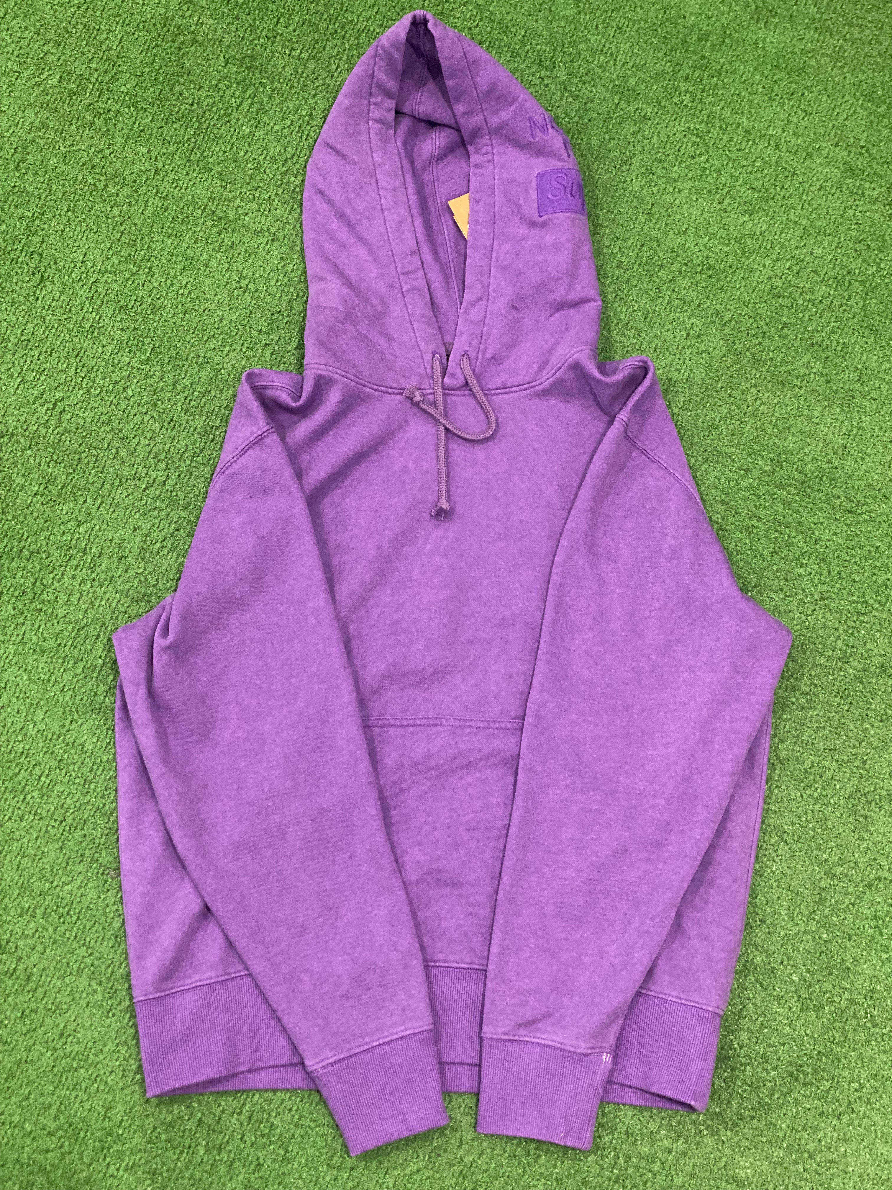 Supreme The North Face Pigment Printed Hooded Sweatshirt Purple, Sweatshirt - Supra Sneakers