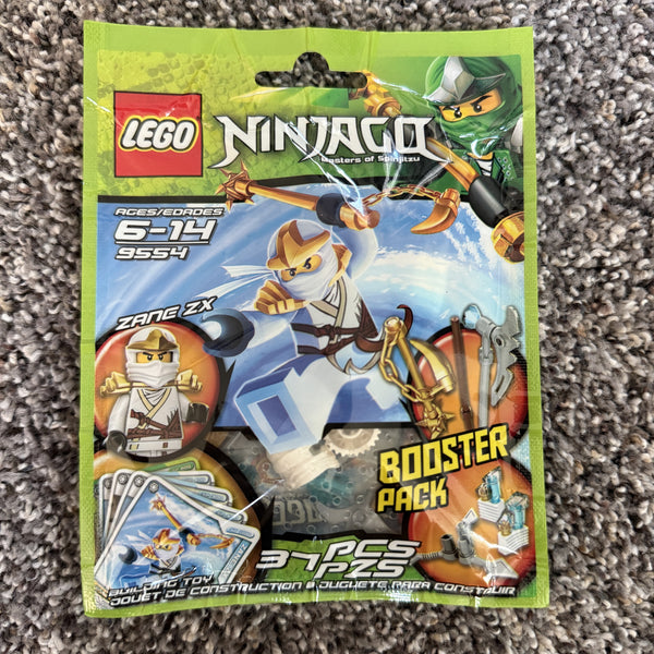 LEGO Ninjago Zane ZX 9554 White Ninja Booster Pack — Sealed — photo 1