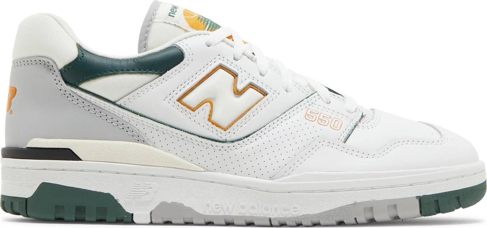 New Balance 550 White Nightwatch Green - Supra Sneakers