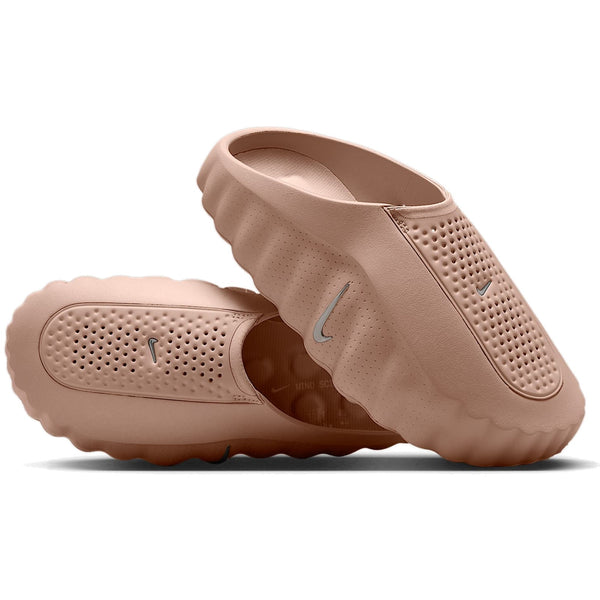 Nike Mind 001 Slide Hemp — angled pair view in Hemp