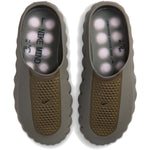 Nike Mind 001 Slide Tarp Green (Women's) — pair from above, footbed - Image 6