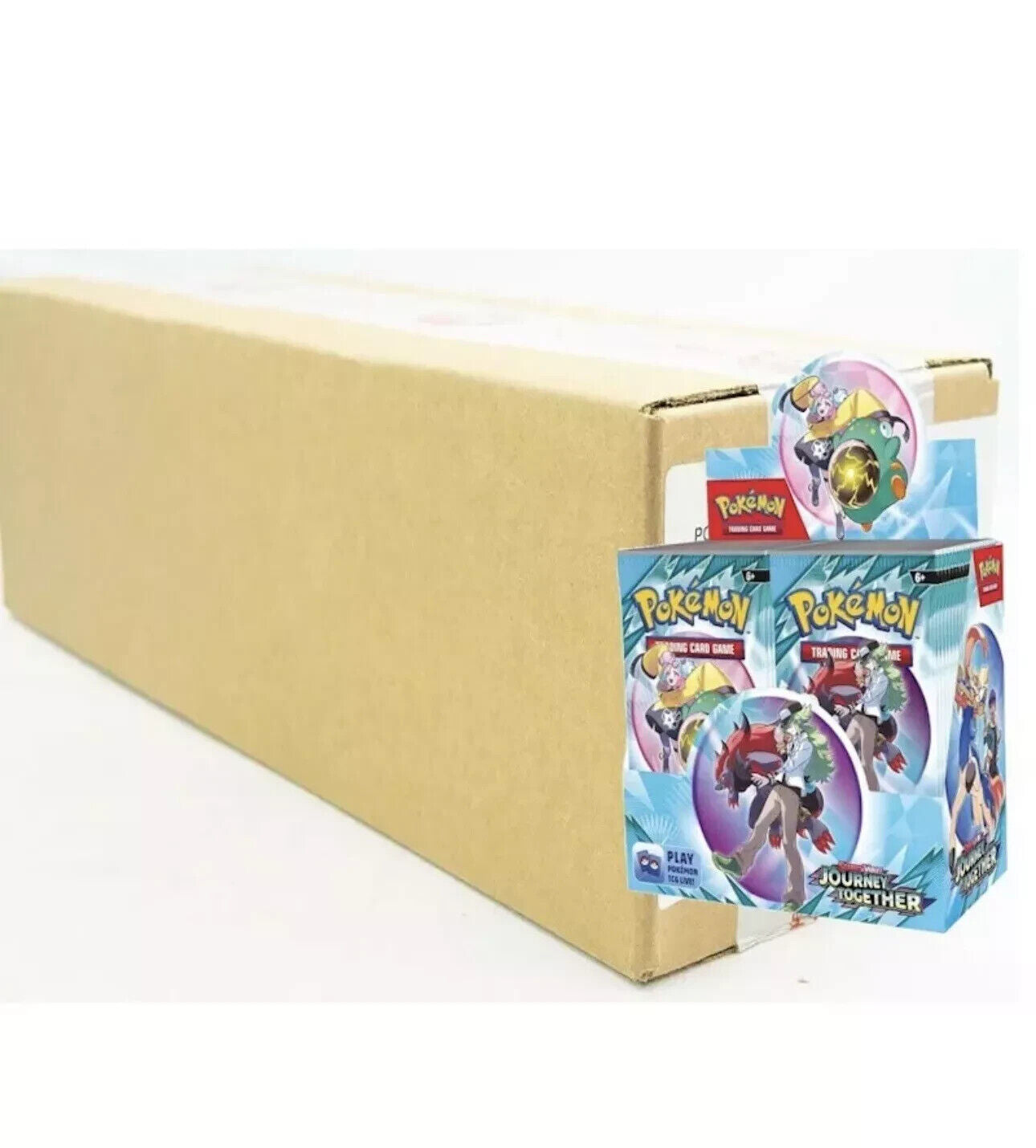 Pokémon TCG: Scarlet and Violet Journey Together Booster Display Box Sealed Case (6 Booster Boxes) - Preorder