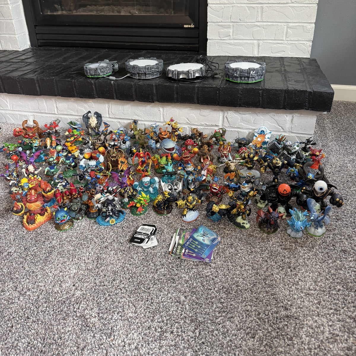 Skylanders Lot — 100+ Figures, 4 Portals of Power, Cards & Codes — photo 2
