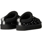 UGG Tazz Shiny Dots Slipper Black (Big Kids) — pair from behind - Image 4