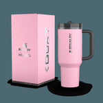 The Messi x Stanley Quencher Protour Flip Straw Tumbler | 40 oz (Goat Pink) - Image 1