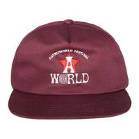 Travis Scott Astro Hat Burgundy