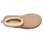 UGG Classic Ultra Mini Platform Boot Sand (Women's) — top down, sheepskin lining - Image 5