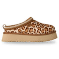 UGG Tazz Plains 拖鞋 栗色 Felicity Leopard Jasmine（女款）