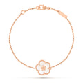 梵克雅宝 Lucky Spring 手链 梅花造型18K玫瑰金 珍珠母贝