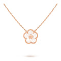 梵克雅宝 Lucky Spring 梅花款18K玫瑰金珍珠母贝吊坠