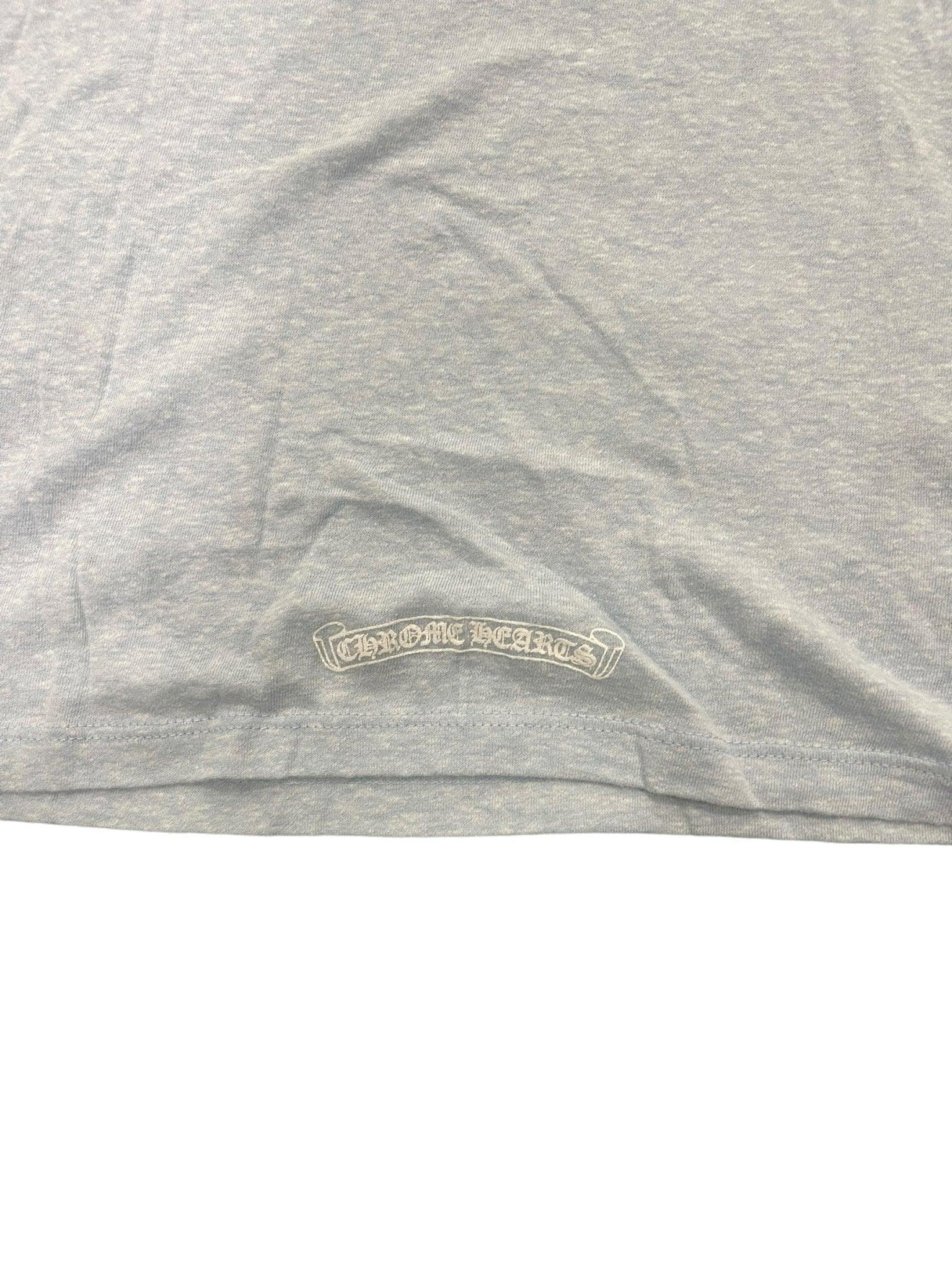 Women's Chrome Hearts Horseshoe T-Shirt Gray / Navy (W) - Supra Sneakers