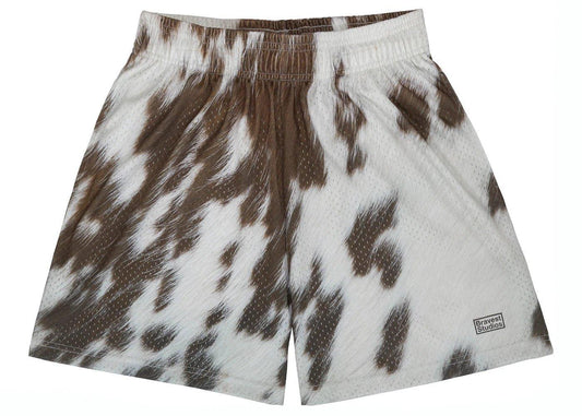 Bravest Studios Cow Print Shorts Brown - Supra Sneakers