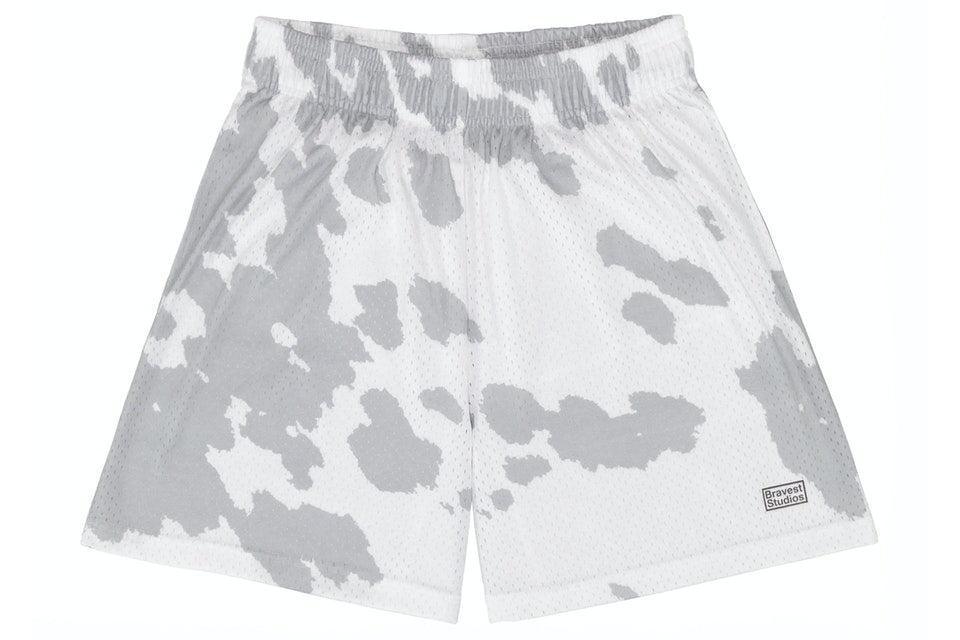 Bravest Studios Cow Print Shorts Grey - Supra Sneakers