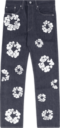Denim Tears Levi's 棉质花环款赤耳牛仔裤